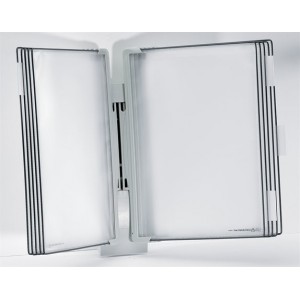 Držiak na prospekty Tarifold design sivý