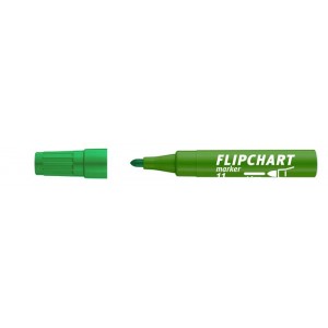 Popisovač na flipchart kuželový hrot Ico Artip 11 1-3mm zelený