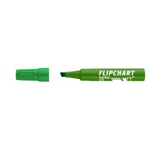 Popisovač na flipchart zrezaný hrot Ico Artip 12 1-4mm zelený