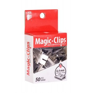 Klipy na dokumenty Ico Magic clip 6,4 mm