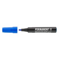 Popisovač permanentný kuželový hrot Ico Permanent 11 1-3mm modrý
