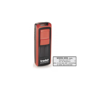 Pečiatka Trodat Mobile Printy 9512 47x18mm - odtlačok zelený