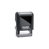 Pečiatka Trodat Printy 4910 26x10mm - odtlačok čierny