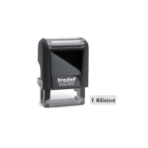Pečiatka Trodat Printy 4910 26x10mm - odtlačok fialový