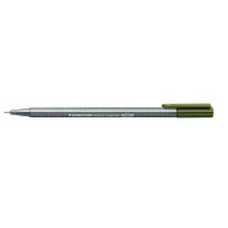 Liner Staedtler Triplus 0,3mm olivovo zelená