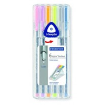 Liner sada Staedtler Triplus Box 0,3 mm pastelové farby