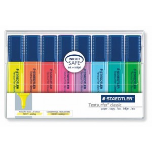 Zvýrazňovač Staedtler 1-5 mm sada 8 rôznych farieb