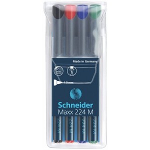 Popisovač permanentný Schneider Maxx 224 M 1mm rôzne farby