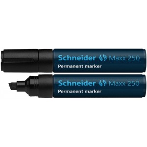 Popisovač permanentný zrezaný hrot Schneider Maxx 250 2-7mm čierny
