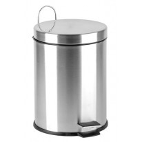 Smetný kôš 3L s pedálom s vyberateľným plastovým vedrom kovový