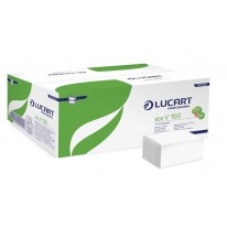Papierové utierky Z/V Lucart Eco 2 vrstvové biele