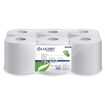 Toaletný papier Lucart Eco 2 vrstvový 19cm biely