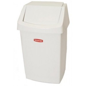 Smetný kôš 25 l CURVER Click-It biely