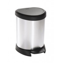 Smetný kôš s efektom kovu 5 l CURVER