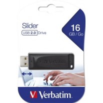 Usb kľúč Verbatim Slider 16GB čierny