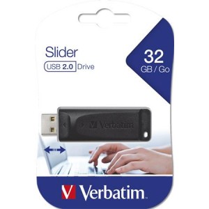 Usb kľúč Verbatim Slider 32GB čierny