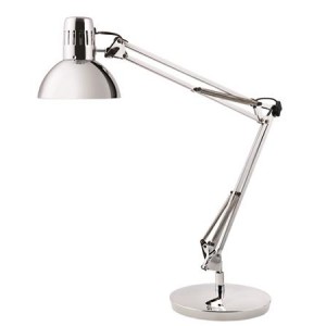 Stolová lampa 11 W ALBA Architect chrómovaná