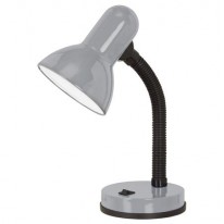 Stolová lampa Eglo Basic 40 W strieborná