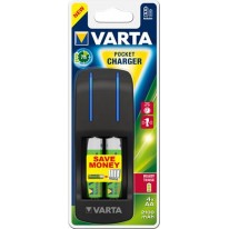 Nabíjačka batérií AA AAA mikro 4x2100 mAh AA VARTA Pocket
