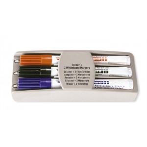 Filcová stierka na tabule plus 3 popisovače