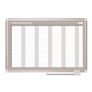 Ročná plánovacia tabuľa magnetická 90x60 cm VICTORIA