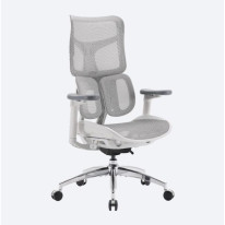 Balančná stolička Spinergo Dual, sieťovina, biela