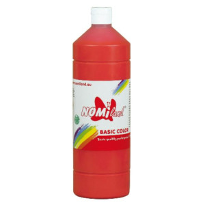 Temperová farba Nomiland BasicColor svetločervená 1000ml