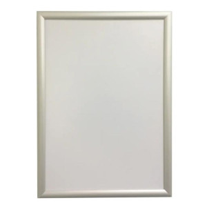 Klaprám A4 ostrý roh, strieborný